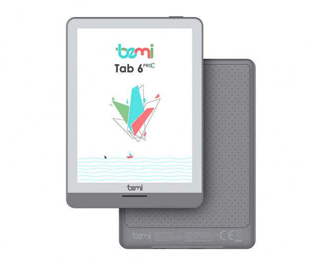 Електронна книга (рідер) з кольоровим сенсорним екраном  Bemi Cognita Tab 6 ProC - Grey